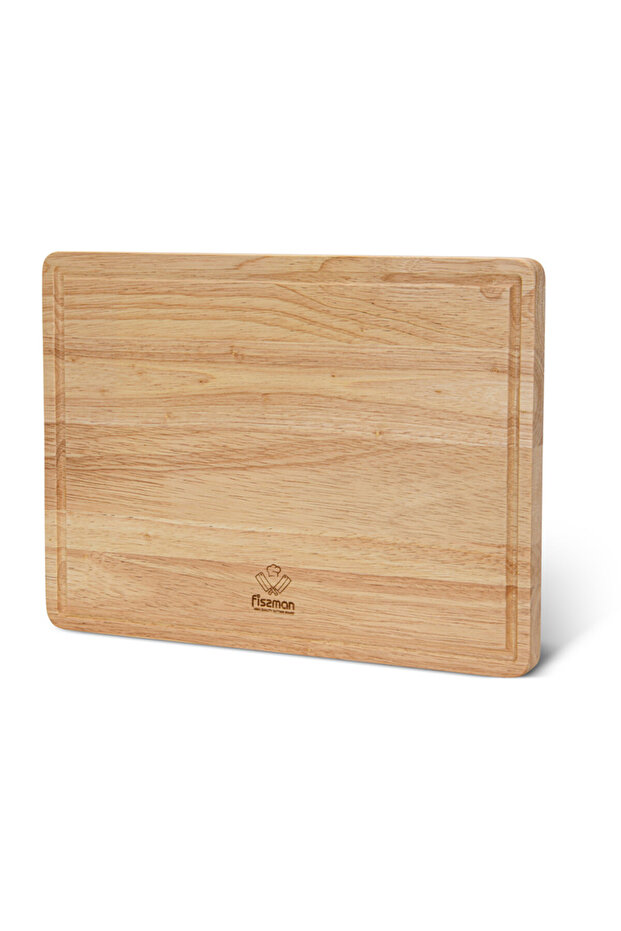 Cutting Board 38cm Rubber Wood