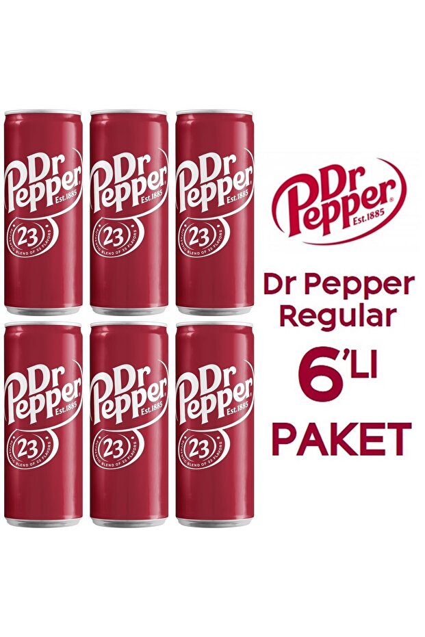 Dr Pepper 330ml 6'lı Paket