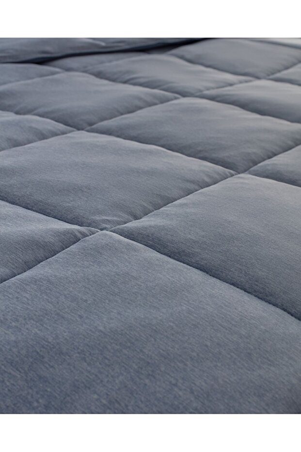 İlus Bambu King Size Comforter Set - Mavi - 5