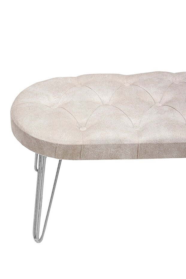 Louca Bench, Kırık Beyaz Silver - 5