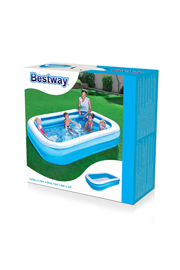 Rectangular pool 262 x 175 x 51 cm, Bestway - 1