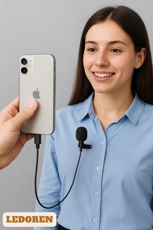 Cep Telefonu Mini Klipsli Mikrofon Type-c Uyumlu Kablo Uçlu Yaka Mikrofonu Samsung Ios Huawei Lg - 6