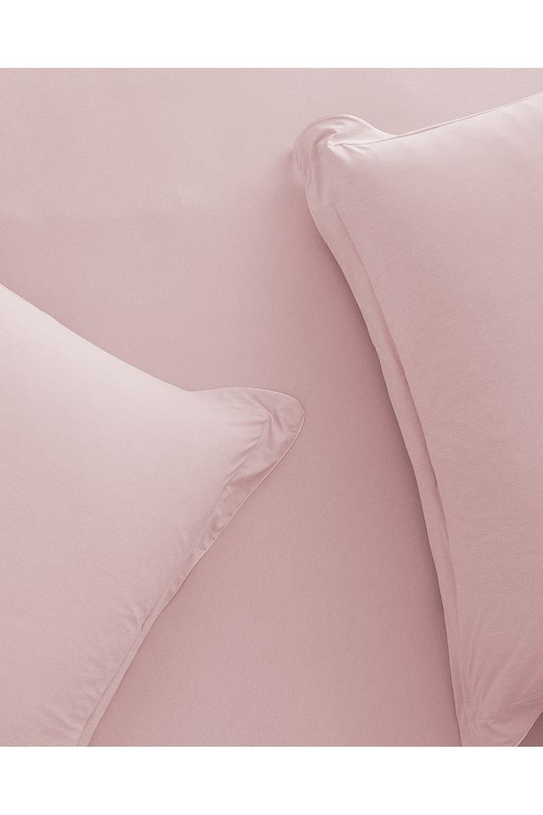 İlus Bambu Çift Kişilik Comforter Set - Pudra - 8