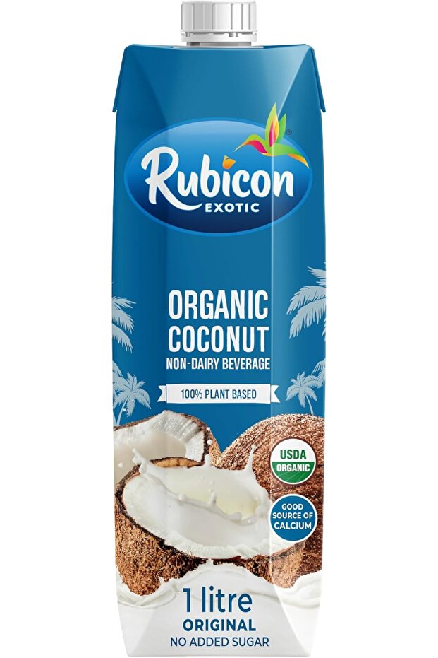 Organic Coconut Non-Dairy Milk Beverage | 1L Tetra Pack | 100% Plant Based | Good Source of