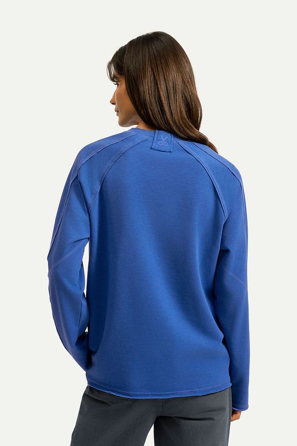 Unisex Basic Çift Taraflı Sweatshirt - Lyuga - Comet - 6