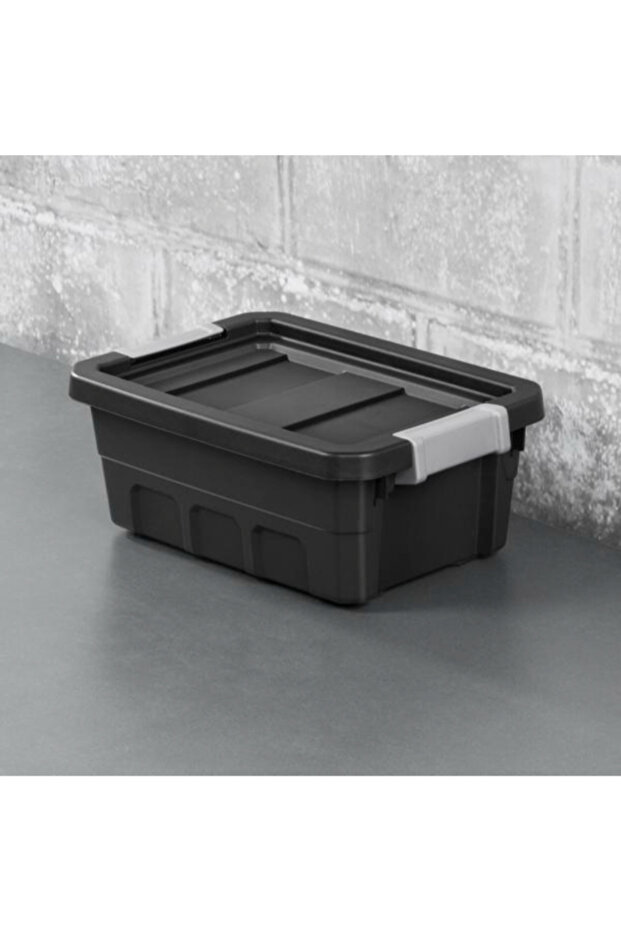 حقيبة تخزين مستطيلة الشكل مزودة بمزلاج للإغلاق، سعة 4 جالون - 6