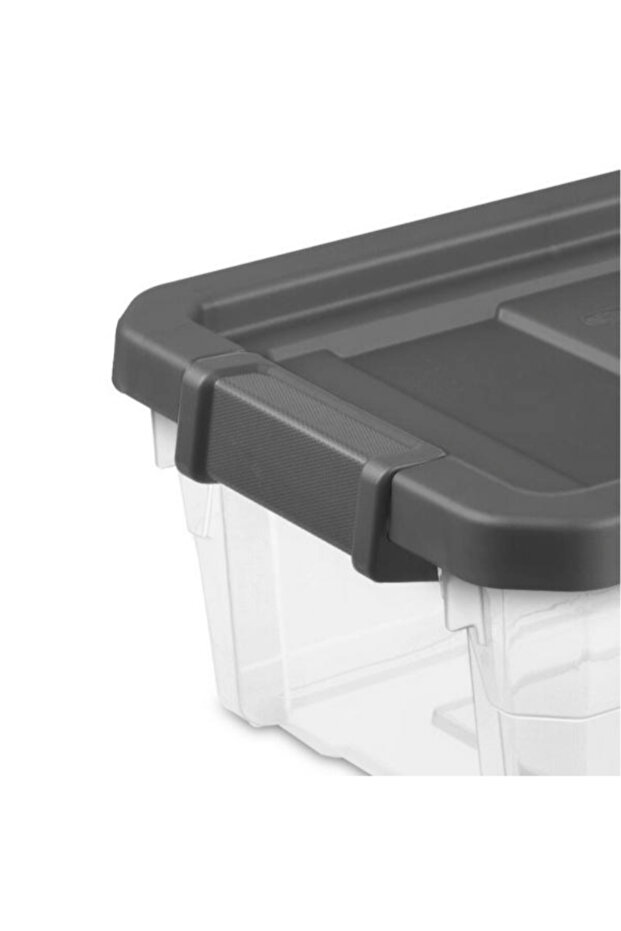 Latch Closure Modular Stacker Storage Box 16 Quart - 3
