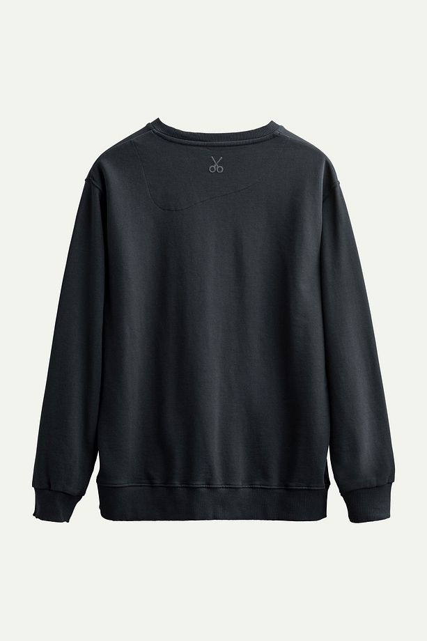 Unisex Basic Regular Sweatshirt - Ruga - Raven - 2