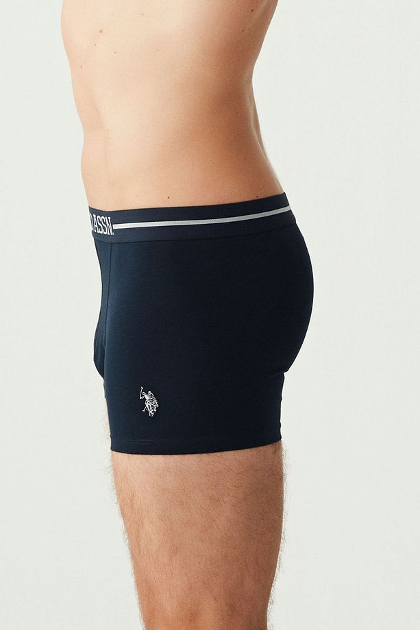 U.S. Polo Assn. Erkek Lacivert+Laci.MLJ+Laci.Flamlı 3 lü Kutulu Boxer - Çoklu Renk - BNLLY80H30L6P - 8