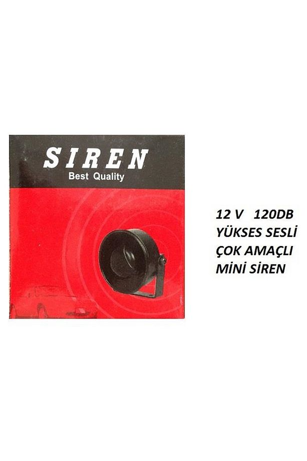 MİNİ SİREN 12V PİEZO - 120DB YÜKSES SES - 2