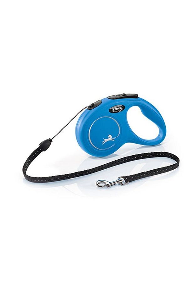 New Classic Ip Otomatik Köpek Gezdirme Tasması Small Mavi 5 Mt - 1