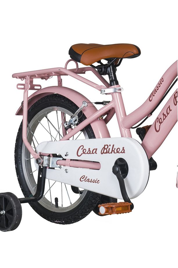 Cesa Bikes Bagajlı Demir Çamurluk 16 jant 4-7 Yaş Pastel PEMBE Çocuk Bisikleti - 2