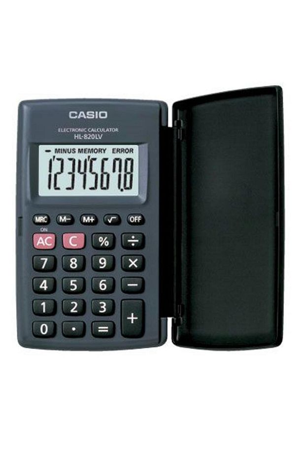 Hl-820lv-bk 8 Hane Siyah Cep Tipi Hesap Makinesi - 1