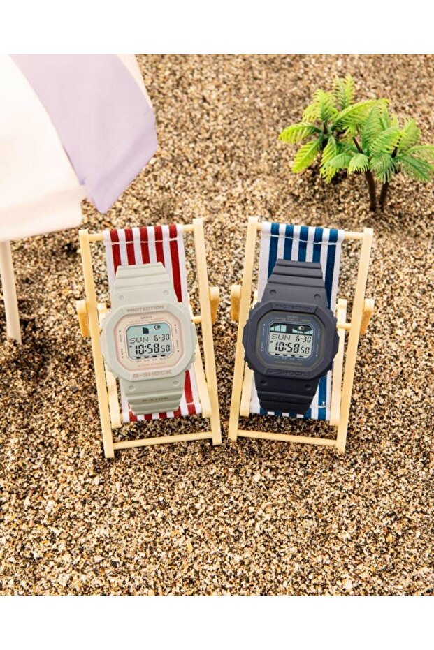 G-Shock GLX-S5600-1DR G-LIDE Gri Renk 20 ATM Su Geçirmez Yeni Analog Dijital Spor Kadın Kol Sa - 3