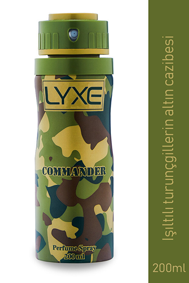 Commander Erkek Parfüm Sprey, 200 ml