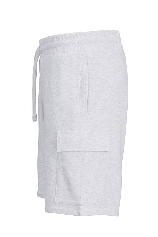 JPSTKANE SCRIPT SWEAT Gri Erkek Şort - 3