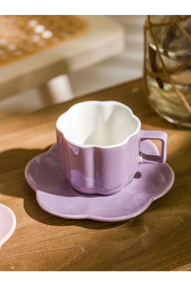 LCW HOME Karişik 2 Kişilik Porselen Kahve Fincan Takımı 90 ml - 3