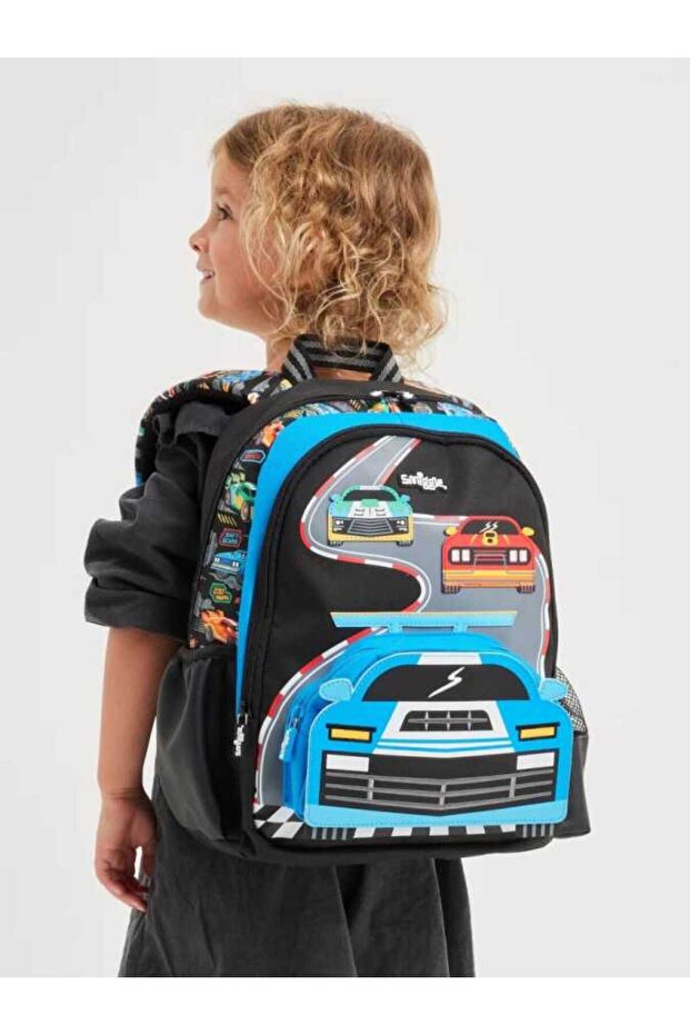 حقيبة ظهر ذات طابع جونيور غريبة باللون الأسود 456717 - 3