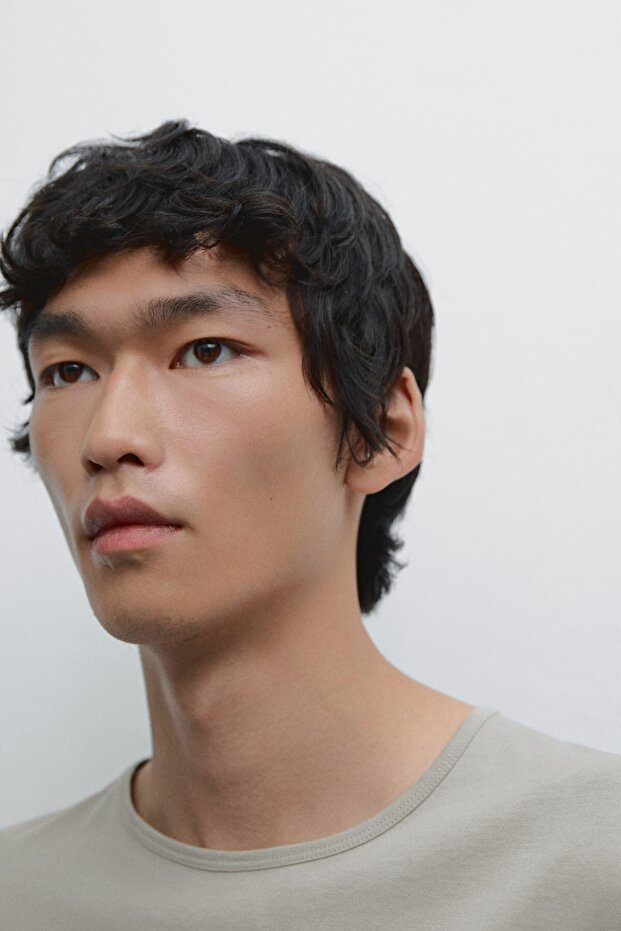 %100 pamuklu ince t-shirt - 4