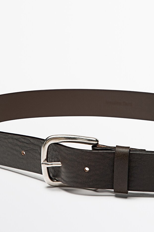 Distressed deri kemer - 2