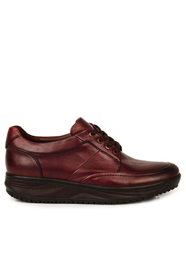 - Burgundy High Sole Casual Shoes 101-2836-65390