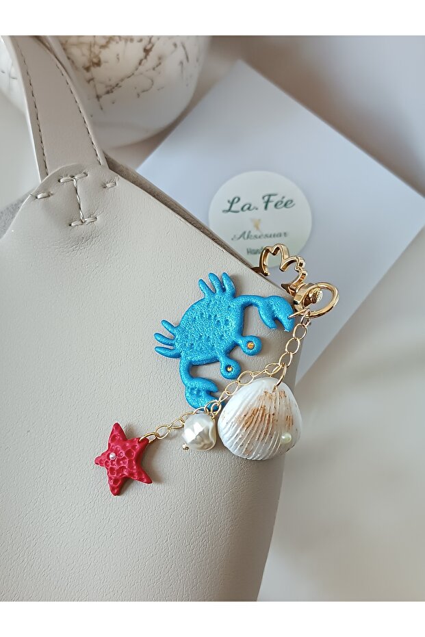 Handmade Custom Design Bag Ornament Polymer Clay Bag Charm Bag Charm Handbag Accessory Keychain