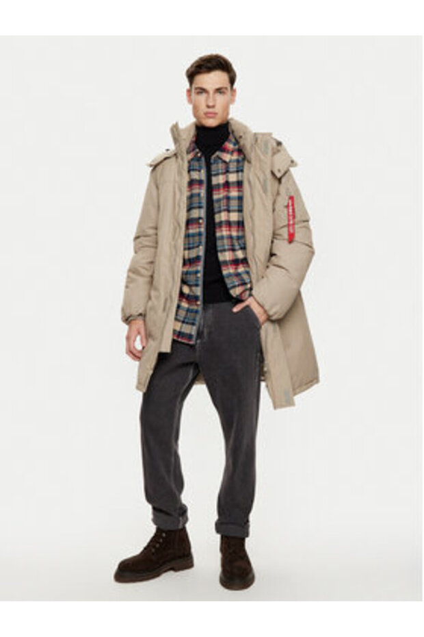 Parka bărbătească 148124 maro - 4