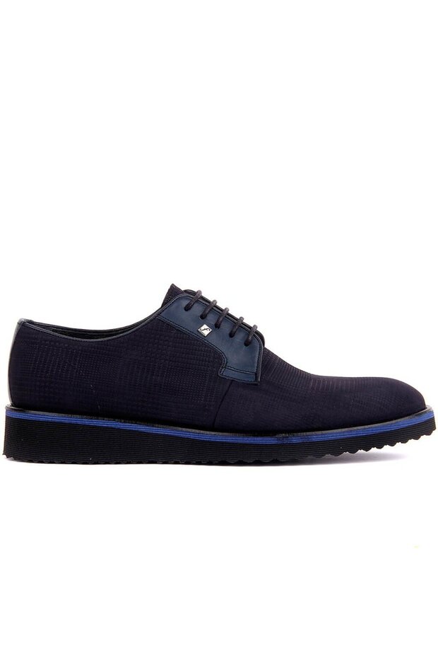 Fosco - Navy Blue Nubuck Men's Casual Shoes 290-6510
