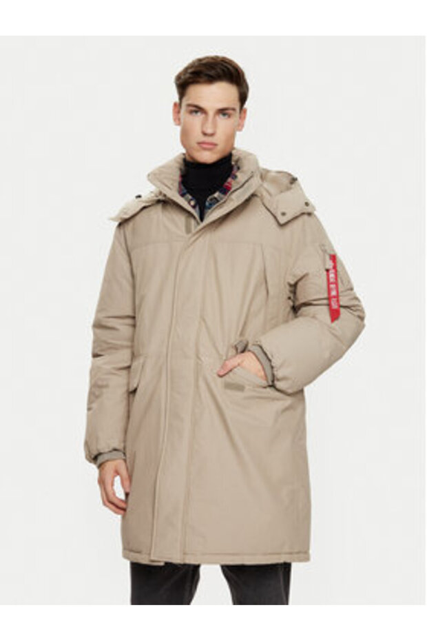 Parka bărbătească 148124 maro - 1