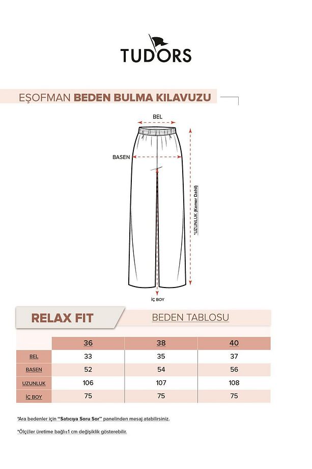 Kadın Modal Kumaş Regular Fit Normal Bel Çift Cep Beli Bağcıklı Antrasit Eşofman Altı - 6