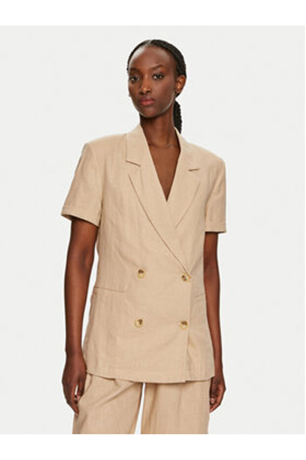 Jachetă de damă TB2741 bej - 1