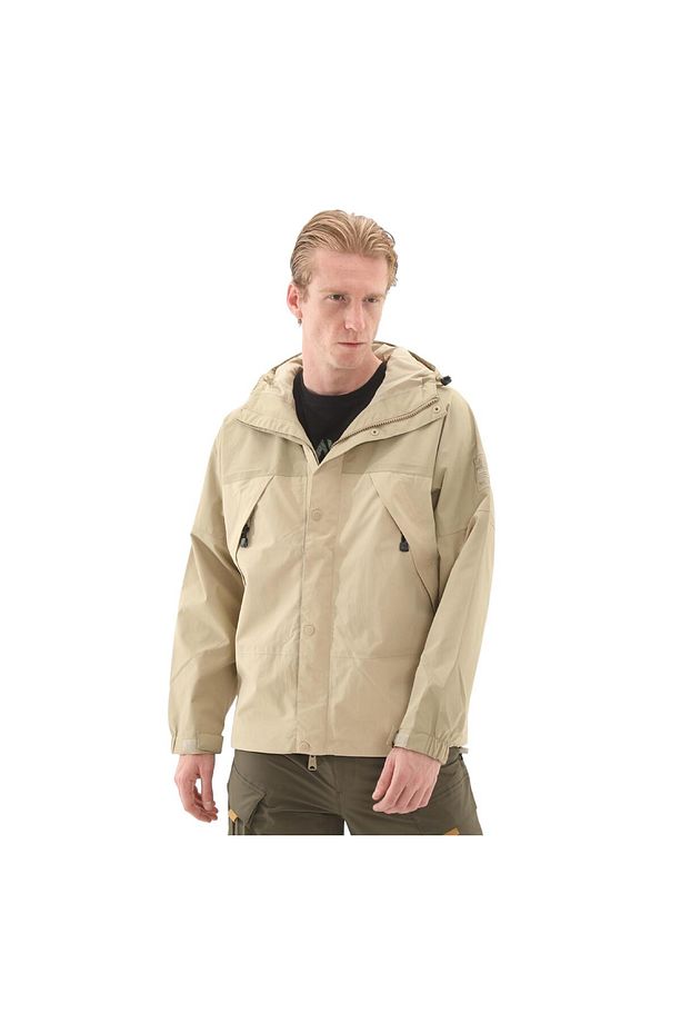 B0A62D3EQD1-R Timberland Wınnıck Archive Waterproof Shell Jacket Erkek Mont Krem - 4