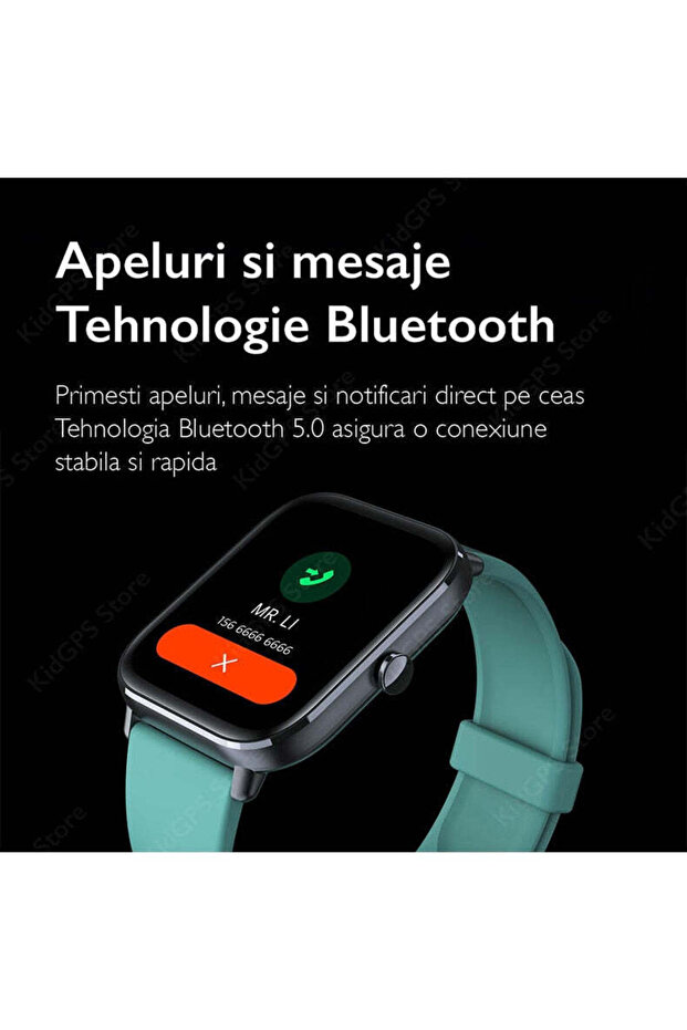 Ceas inteligent TechONE KM04, roz - 6