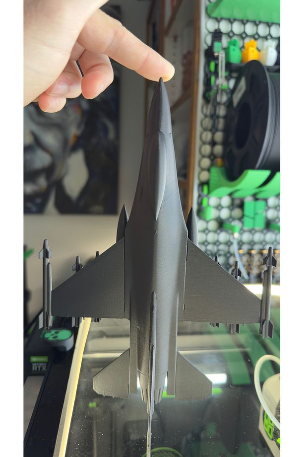 F-16 Falcon Beastmode Maketi – 3D Baskı (Classic & V2) - 3
