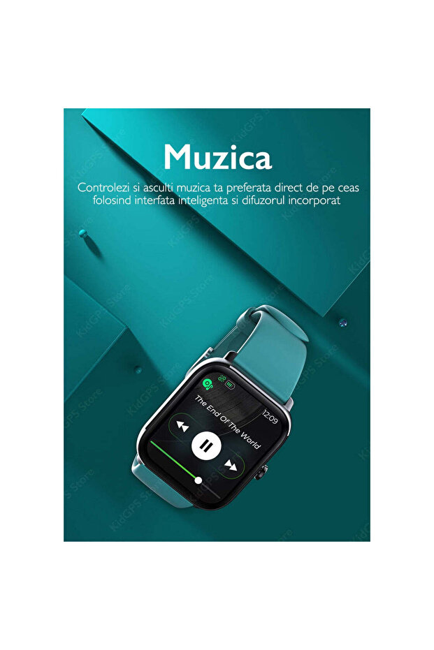 Ceas inteligent TechONE KM04, roz - 9