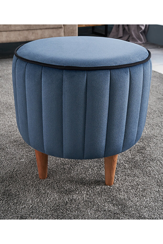 Lindy Puf - Mavi - 2