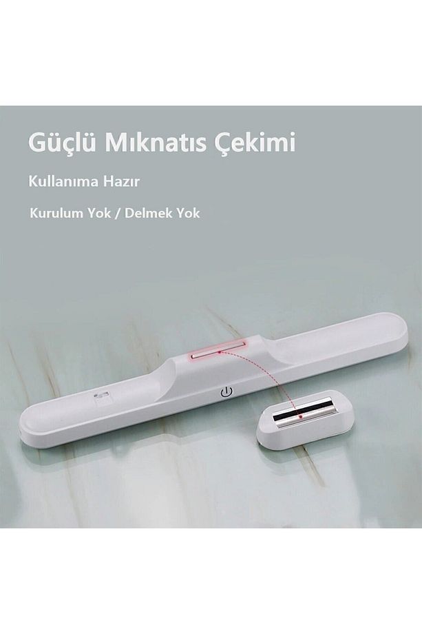 Mıknatıslı Şarjlı Led Işık Micro Usb Şarjlı Kablosuz Led Lamba 3 Farklı Işık Cata Martı Led Aplik - 7