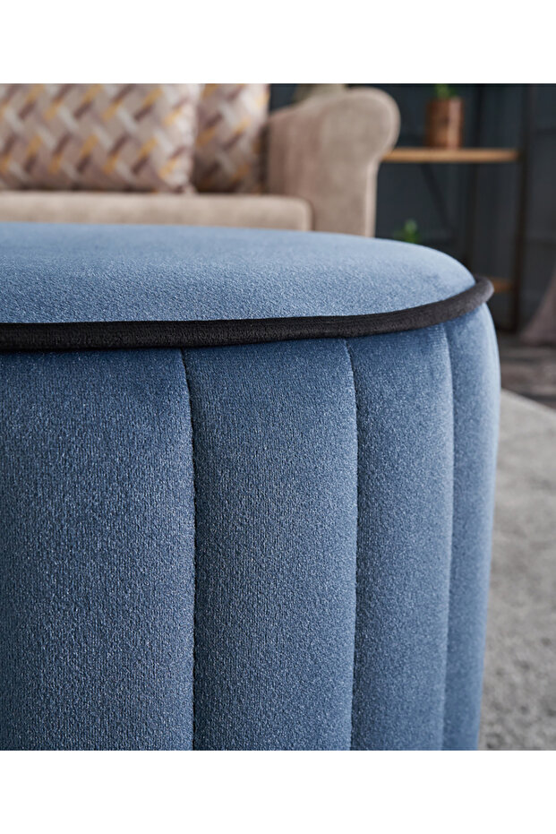 Lindy Puf - Mavi - 3