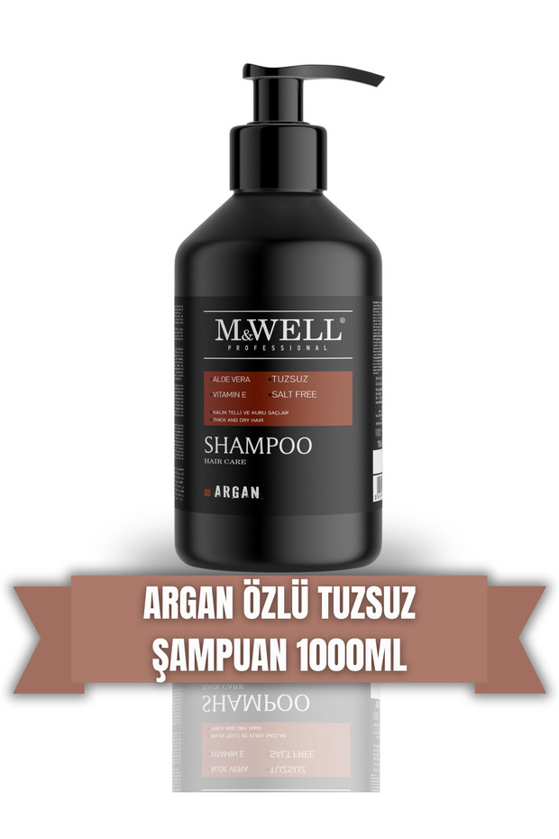 Tuzsuz Argan Şampuan 1000 ml - 1