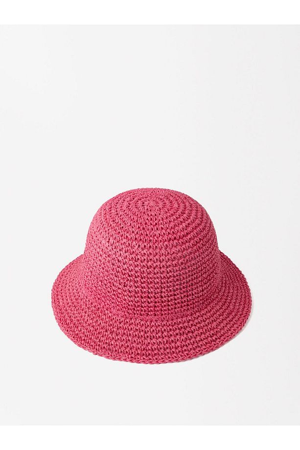 Çok Renkli Örgü Bucket Şapka - 3