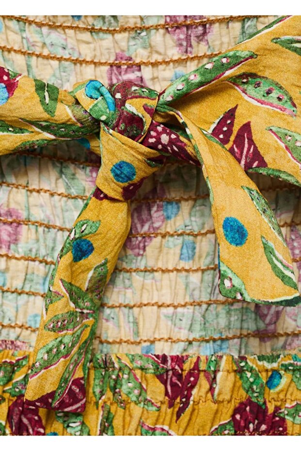 Çiçekli elbise - 5