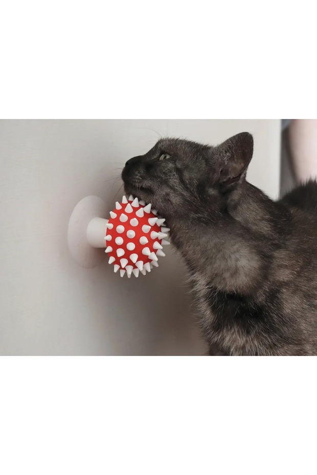 Mushroom Look Cat Scratching Toy – Nuthouse Mushroom |   Catnip Compatible, Can Be Pasted to the Wall - 1