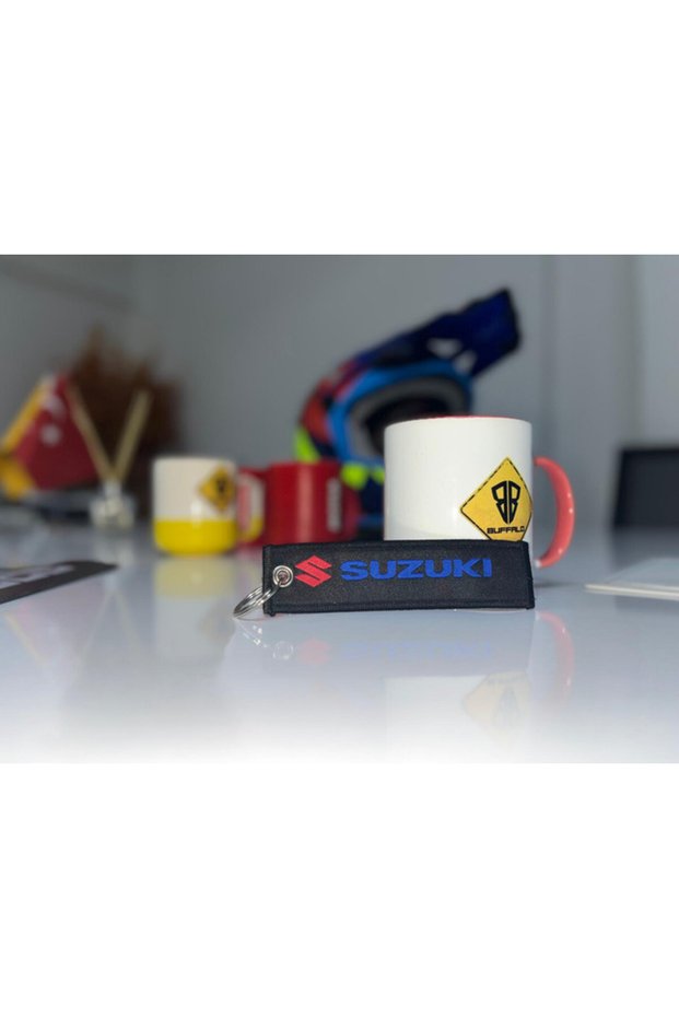 Suzuki Designed Motorcycle Car Keychain