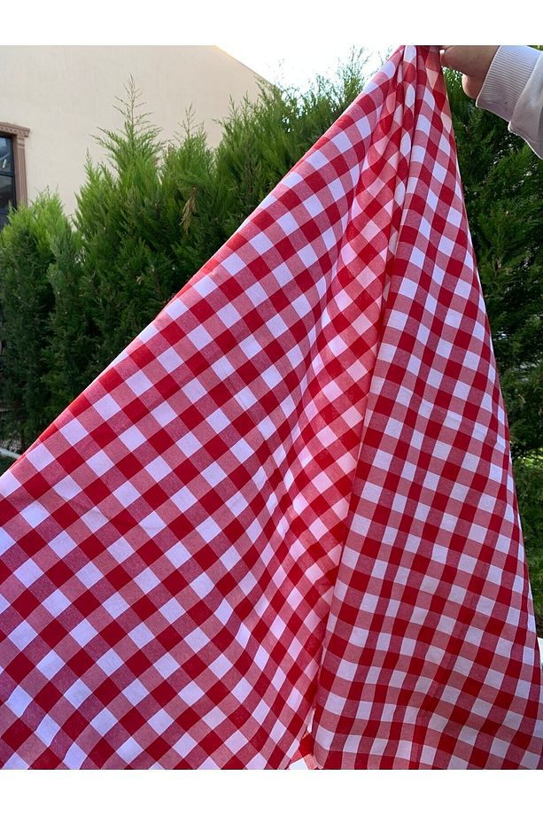 Piti Kareli Sofra Bezi, Piknik Örtüsü, Çok Amaçlı Örtü 160x160 - 1