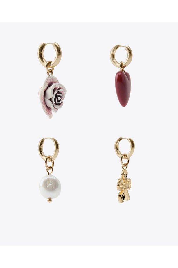 Zr marka Model Charm Set Küpe - 2