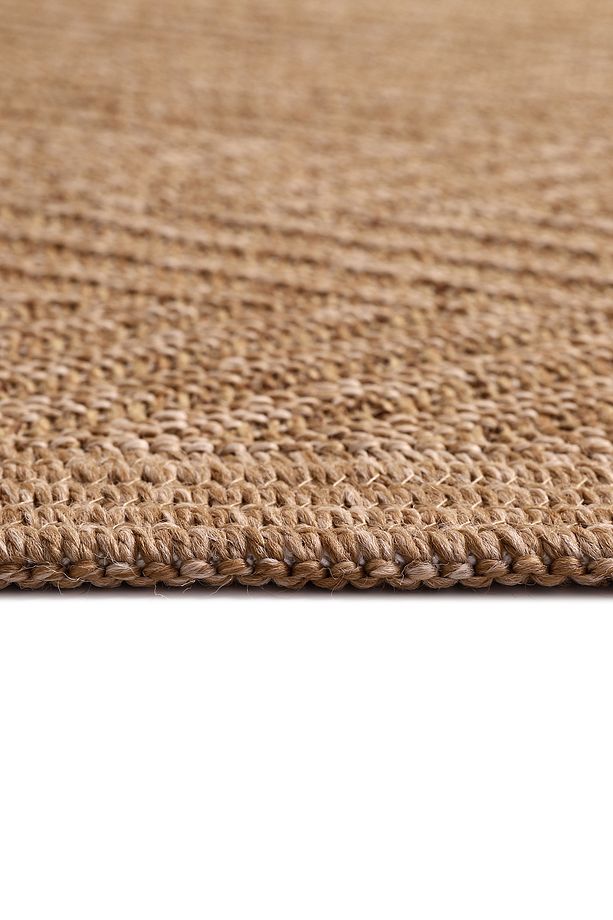 Jüt Tabanlı Hasır Dokuma Örme Antialerjik Kilim - 3