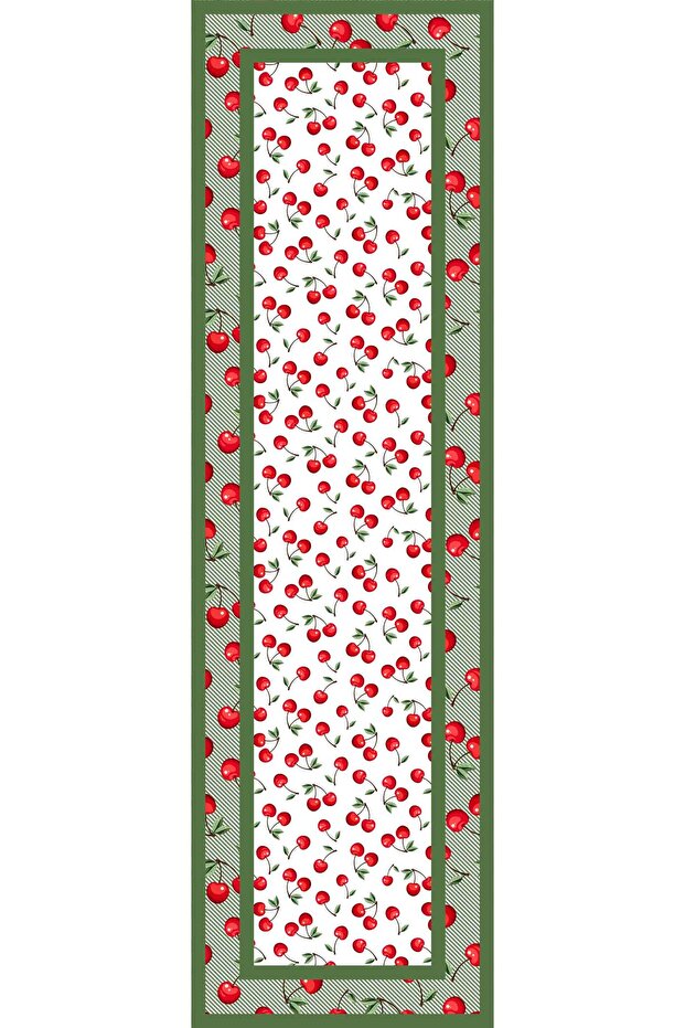 نمط فاكهة الكرز والعداء الملون - 3