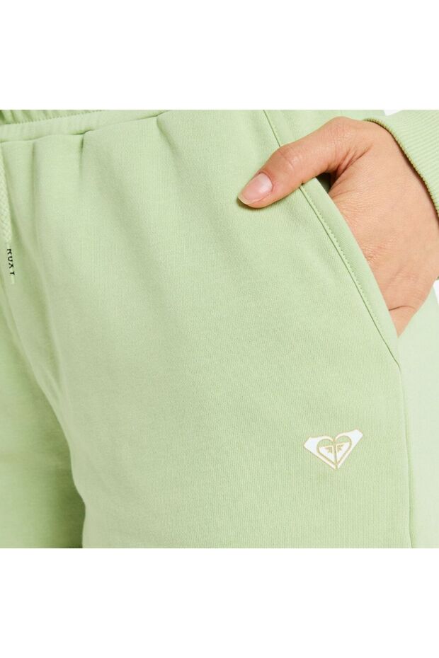 Surf Stoked Short Terry Kadın Yeşil Şort Kadın ŞORT ERJFB03416 - 3