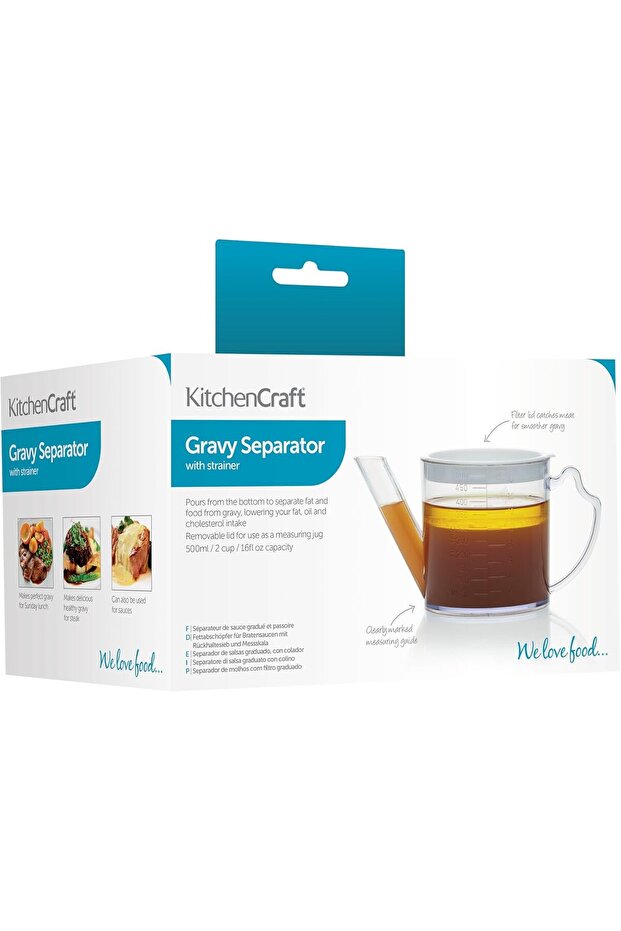 إبريق فصل الدهون من كيتشن كرافت، 500 مل - 5