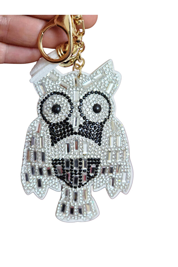 Crystal Stone Figure Model Bag Accessory-Keyring